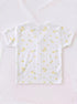 Mushroom Garden Half Sleeve Night Suit (Yellow & Green)