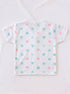 Green & Pink Tiny Bear Faces Half Sleeve Night Suit