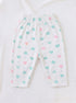 Green & Pink Tiny Bear Faces Half Sleeve Night Suit