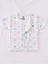 Pink & Blue Tiny Bear Faces Half Sleeve Night Suit