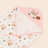 Baby Squirrel Cozy Hooded Swaddle Wrap (Pink)