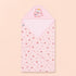 Bear Princess Cozy Hooded Swaddle Wrap (Pink)