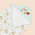 Baby Squirrel Cozy Hooded Swaddle Wrap (Green)
