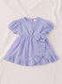 Lilac Bella Bow Ruffle Frock Set