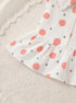 Rosy Dots Bow Detail Baby Frock