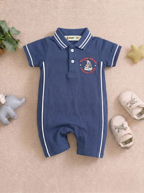 Yacht Club Polo Romper