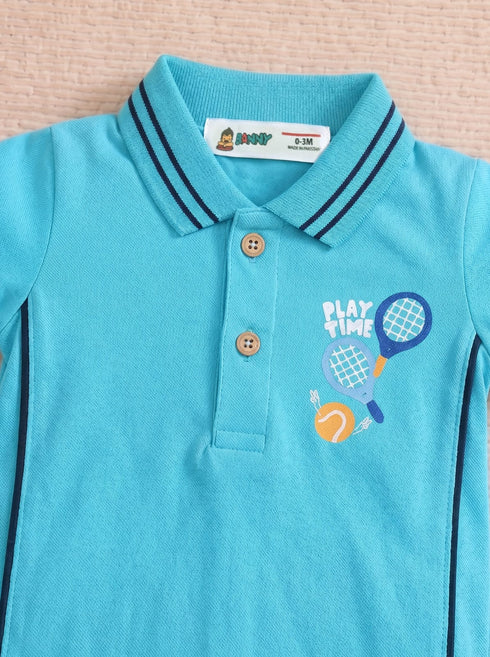 Play Time Polo Romper