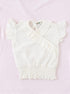 O-White Ruffle Grace Pajama Set