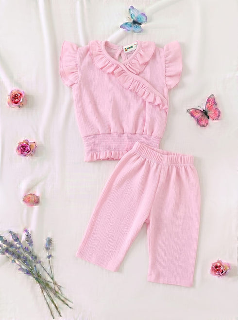 Pink Ruffle Grace Pajama Set