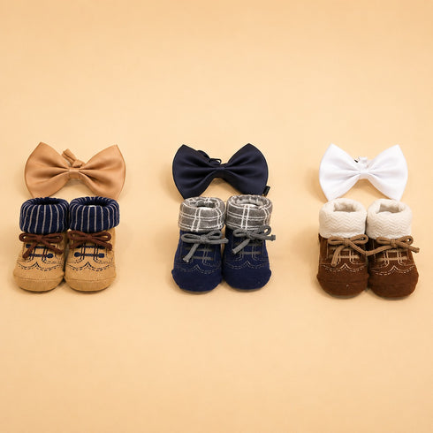 Baby 6-Pcs Headband & Sock Gift Set