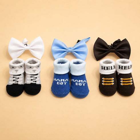 Baby 6-Pcs Headband & Sock Gift Set