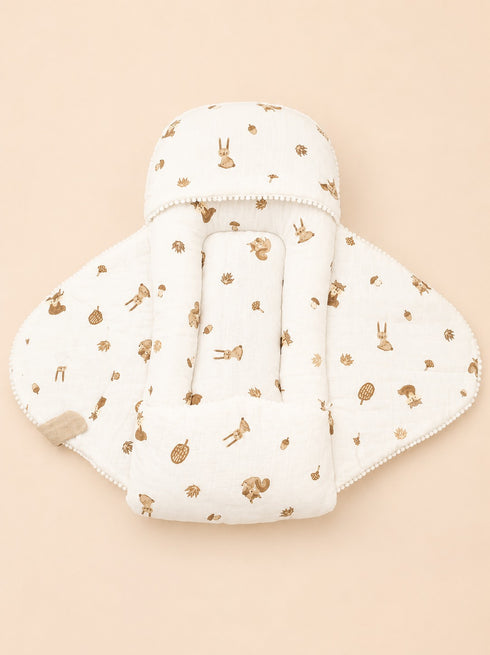 Woodland Friends Bow Sleeping Carry Nest