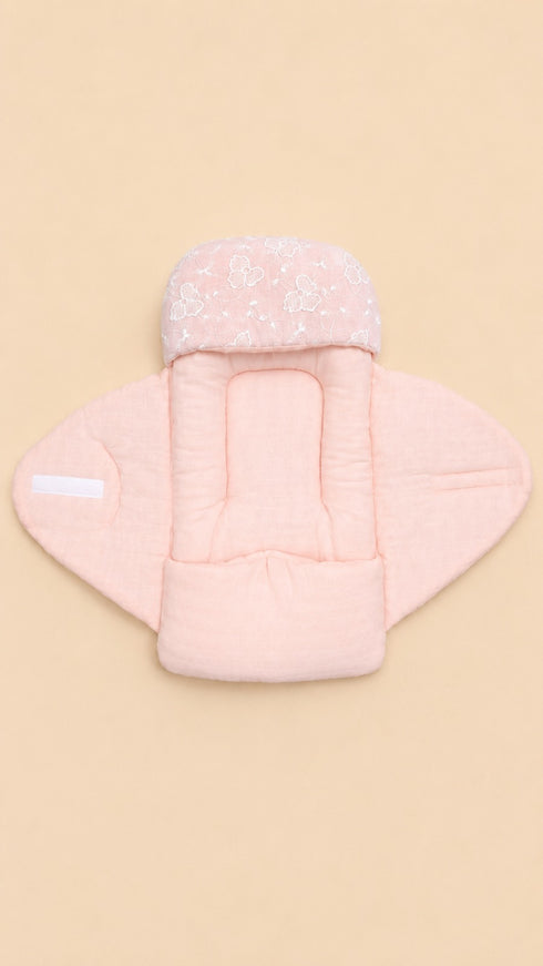 Blossom Elegance Lace Sleeping Carry Nest (Peach)
