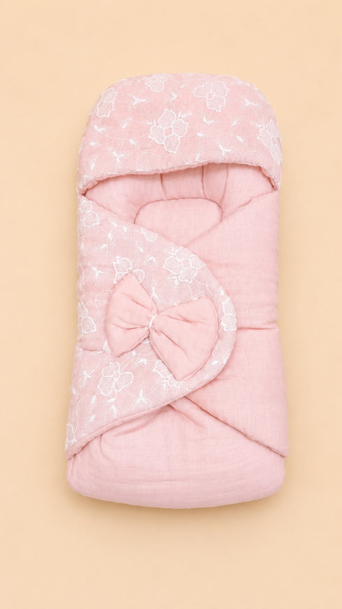 Blossom Elegance Lace Sleeping Carry Nest (L-Pink)