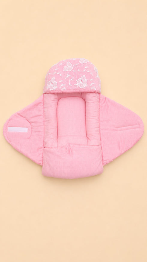Blossom Elegance Lace Sleeping Carry Nest (Pink)