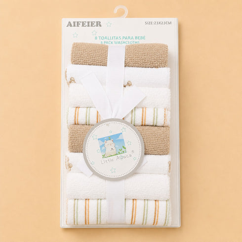 8-Pcs Baby Face Towel Gift Set