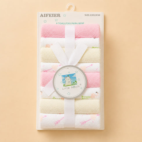 8-Pcs Baby Face Towel Gift Set