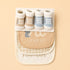 5 Pcs Baby Bibs & Booties Gift Set