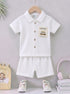 Travel Time Button-Down Short Set