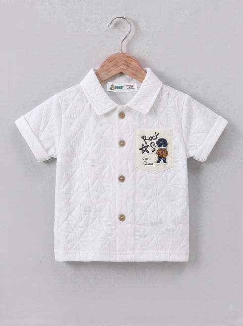 Rock Star Button-Down Short Set