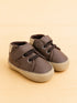 Cocoa Brown Sneakers with Velcro Straps
