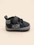 Black & Grey Sneakers with Velcro Straps