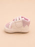 Pink Sparkle Sneakers with Velcro Straps