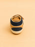 Camel & Black Sneakers with Velcro Straps