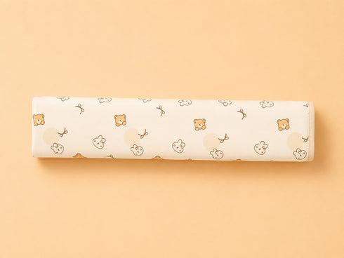 Yellow Teddy Dreams Waterproof Baby Changing Sheet (49 × 69 cm)