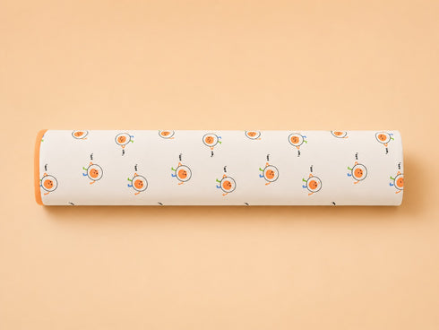 Waterproof Baby Changing Sheet (Orange)