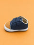 Navy & Caramel Sneakers with Velcro Straps