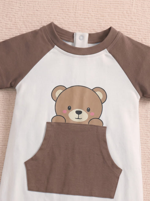 Cuddle Bear Buttoned Romper