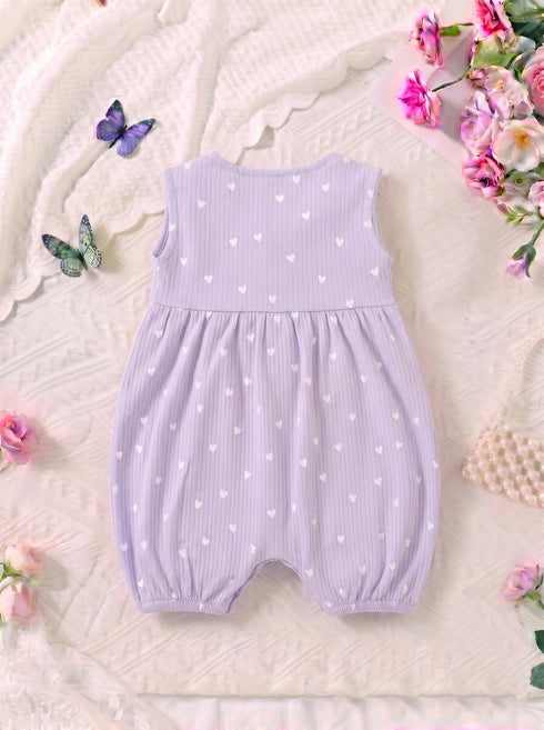 Little Love Front Open Buttoned Romper