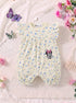 Minnie Mouse Floral Printed Frill Romper