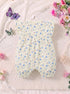 Minnie Mouse Floral Printed Frill Romper