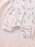 Spring Blossom Front Open Buttoned Romper