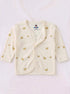 Butterfly Dreams Full Sleeve Night Suit Set (Cream)