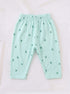 Cactus Dream Full Sleeve Night Suit Set (Sea Green)