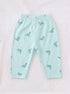 Dino Baby Full Sleeve Night Suit Set (Sea Green)