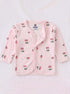 Cherry Berry Full Sleeve Night Suit Set (Pink)