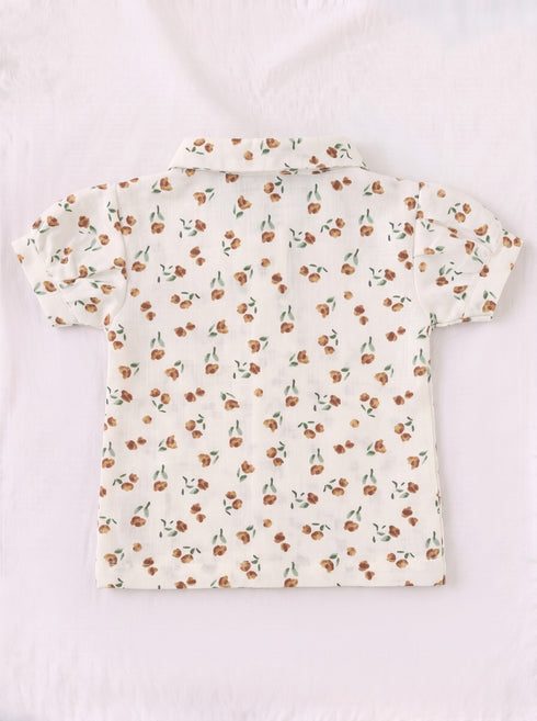 Cocoa Blossom Polo Skirt Set