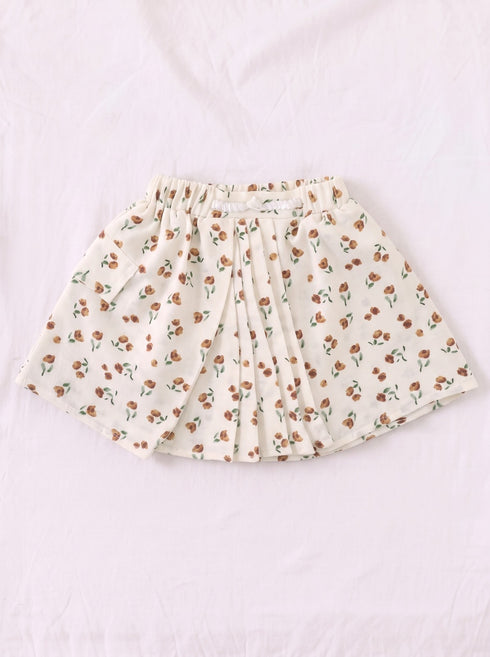 Cocoa Blossom Polo Skirt Set