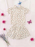 Cocoa Blossom Polo Skirt Set