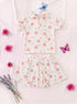 Blush Polka Dot Polo Skirt Set