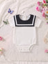 Black Sailor Collar Bodysuit