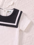 Black Sailor Collar Bodysuit