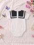 Black Sailor Collar Bodysuit