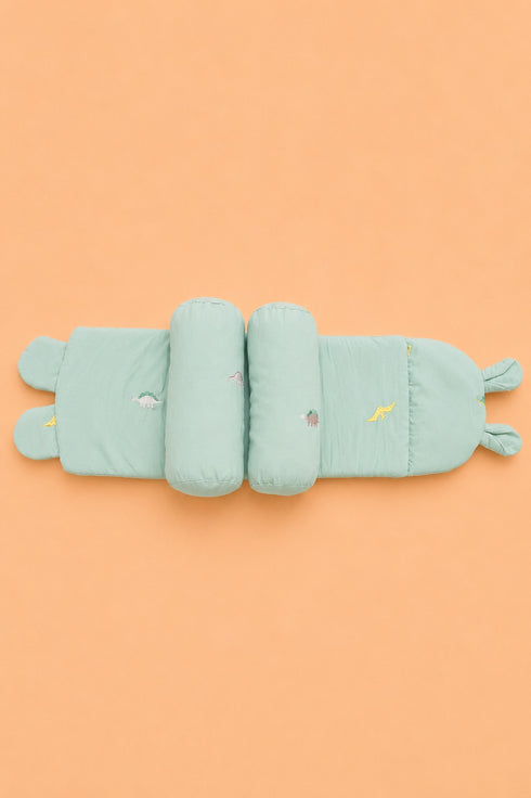 Roaming Dino Baby Adjustable Pillow