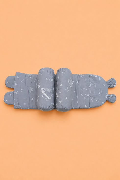 Galaxy Adventure Baby Adjustable Pillow (Grey)