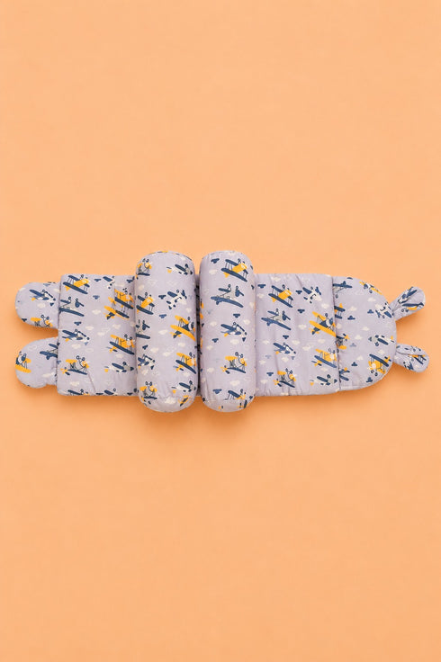 Airplane Printed Baby Adjustable Pillow